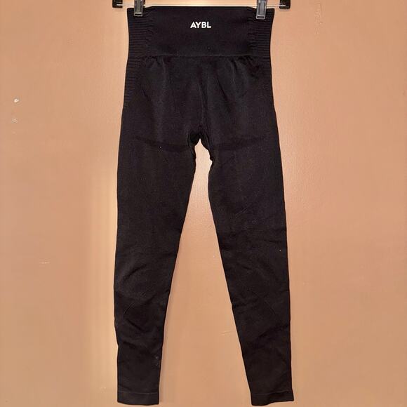 AYBL Women's High Waist Full Length Leggings in Black - Size Small - Picture 8 of 10
